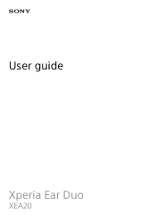 Sony Xperia Ear Duo Help Guide