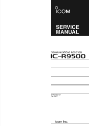 Icom IC-R9500 Service Manual