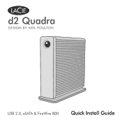 Lacie d2 Quadra USB 3.0 Quick Installation Guide