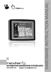 Nextar X3-10 X3-10 Hardware Manual