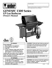 Weber Genesis 1300 LP Owner Manual
