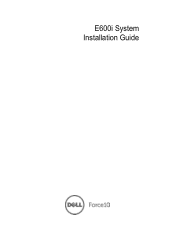 Dell E600i Installation Guide