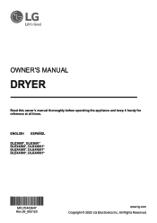 LG DLEX4000W Owners Manual