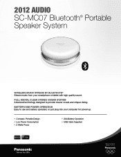 Panasonic SC-MC07 User Manual