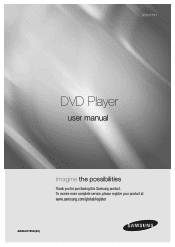 Samsung DVD P191 User Manual (ENGLISH)