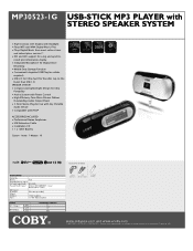 Coby MP305-2G Brochure