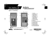 Dell OptiPlex 580 Setup and Features Information Tech Sheet