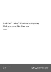 Dell Unity XT 680 EMC Unity Family Configuring Multiprotocol File Sharing