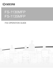 Kyocera ECOSYS FS-1135MFP FS-1135MFP Fax Operation Guide