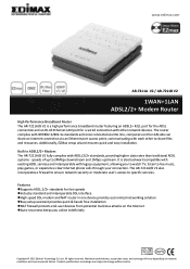 Edimax AR-7211B V2 Datasheet