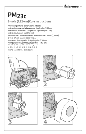 Intermec PM23c PM23c 3-inch (7.62-cm) Core Instructions