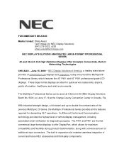 NEC P401 P401 : press release