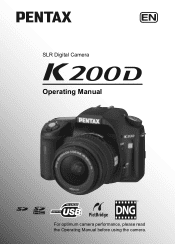 Pentax K200D User Manual