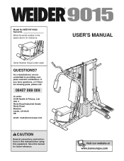 Weider 9015 Uk Manual
