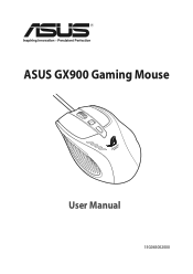 Asus GX900 GX900 gaming mouse user's manual