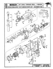 Bosch 1169VSR Parts List