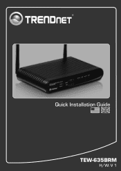 TRENDnet TEW-635BRM Quick Installation Guide