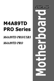 Asus M4A89TD PRO/USB3 User Manual