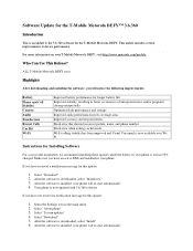 Motorola DEFY with MOTOBLUR Software Maintenance Release Notes (3.6.360)