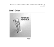 Nokia 6610 User Guide