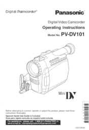 Panasonic PVDV101D PVDV101D User Guide