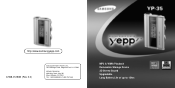 Samsung YP-35 User Manual (user Manual) (ver.1.0) (English)