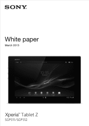 Sony SGP311 White Paper