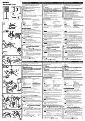 Yamaha ISX-803 ISX-803/ISX-803D Assembly Guide
