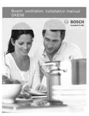 Bosch DKE9665PUC Installation Instructions