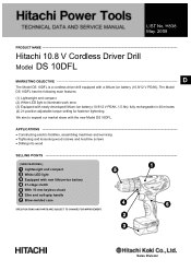 Hitachi DS10DFL Service Manual