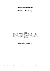 Insignia NS-19E310NA15 User Manual (French)