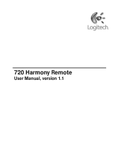Logitech 966207-0403 Harmony 720 User Manual