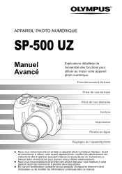 Olympus SP 500 SP-500 UZ Manual Avancé (Français)