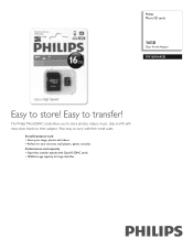 Philips FM16MA45B Leaflet