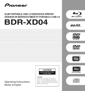 Pioneer BDR-XD04 Installation Manual