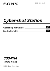 Sony CSS-FEB Operating Instructions