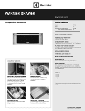 Electrolux EW30WD55QS Product Specifications Sheet (English)