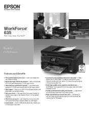Epson WorkForce 635 Product Brochure