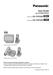 Panasonic KX-TGP550T04 User Guide