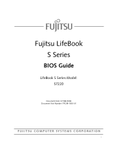 Fujitsu S7220 S7220 BIOS Guide