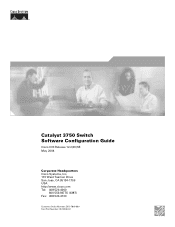 Cisco WS-C3750-48PS-S Software Guide