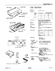 Epson ActionPrinter 2250 Product Information Guide