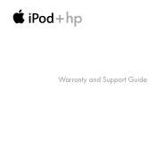 HP mp5001 Warranty and Support Guide - iPod plus HP