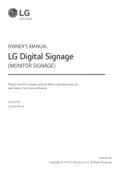 LG 55SVH7PF-H Owners Manual