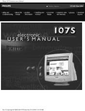 Philips 107S21 User Manual