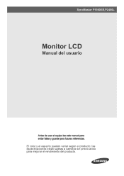 Samsung P2480L User Manual (user Manual) (ver.1.0) (Spanish)