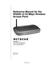 Netgear WG602 WG602v2 User Manual