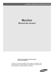 Samsung S27A550H User Manual (user Manual) (ver.1.0) (Spanish)