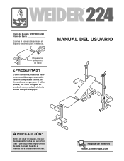Weider 224 Bench Spanish Manual