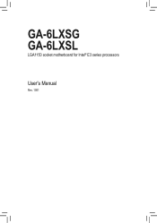 Gigabyte GA-6LXSG Manual